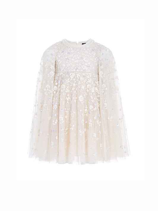 Dahlia Ditsy Cape Kid Dress