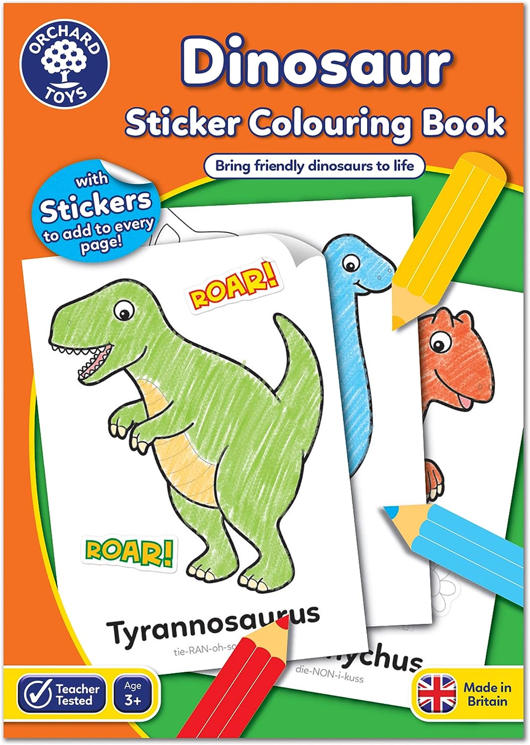 Orchard Toys Orchard Toys - Dinosaurs Colouring Book Book