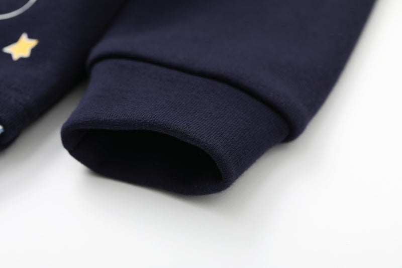 Vauva x Le Petit Prince - Boys Cotton Long Sleeve Polo-Product Image Close up