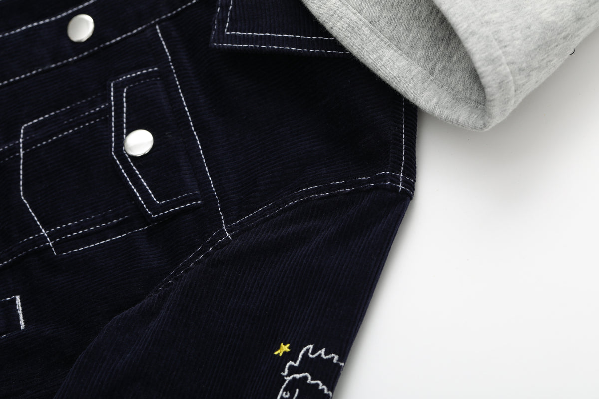 Vauva x Le Petit Prince - Boys Hooded Long-sleeved Jacket-product image close up