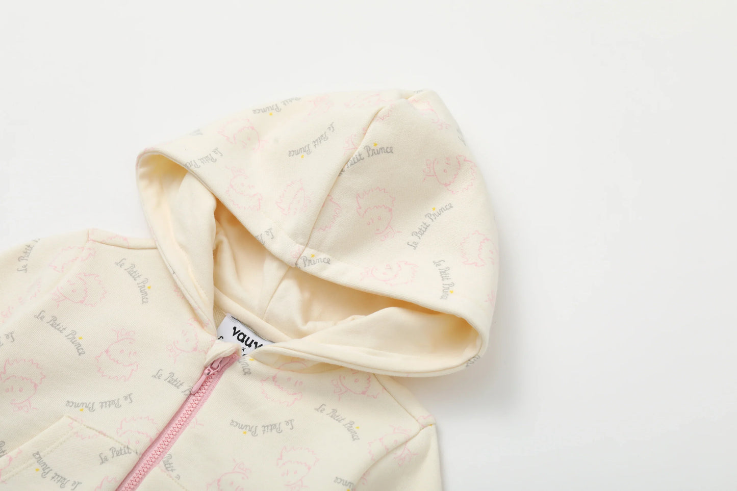 Vauva x Le Petit Prince Vauva x Le Petit Prince - Baby Hooded Long Sleeve Zip Jacket (Pink) Coat & Jacket
