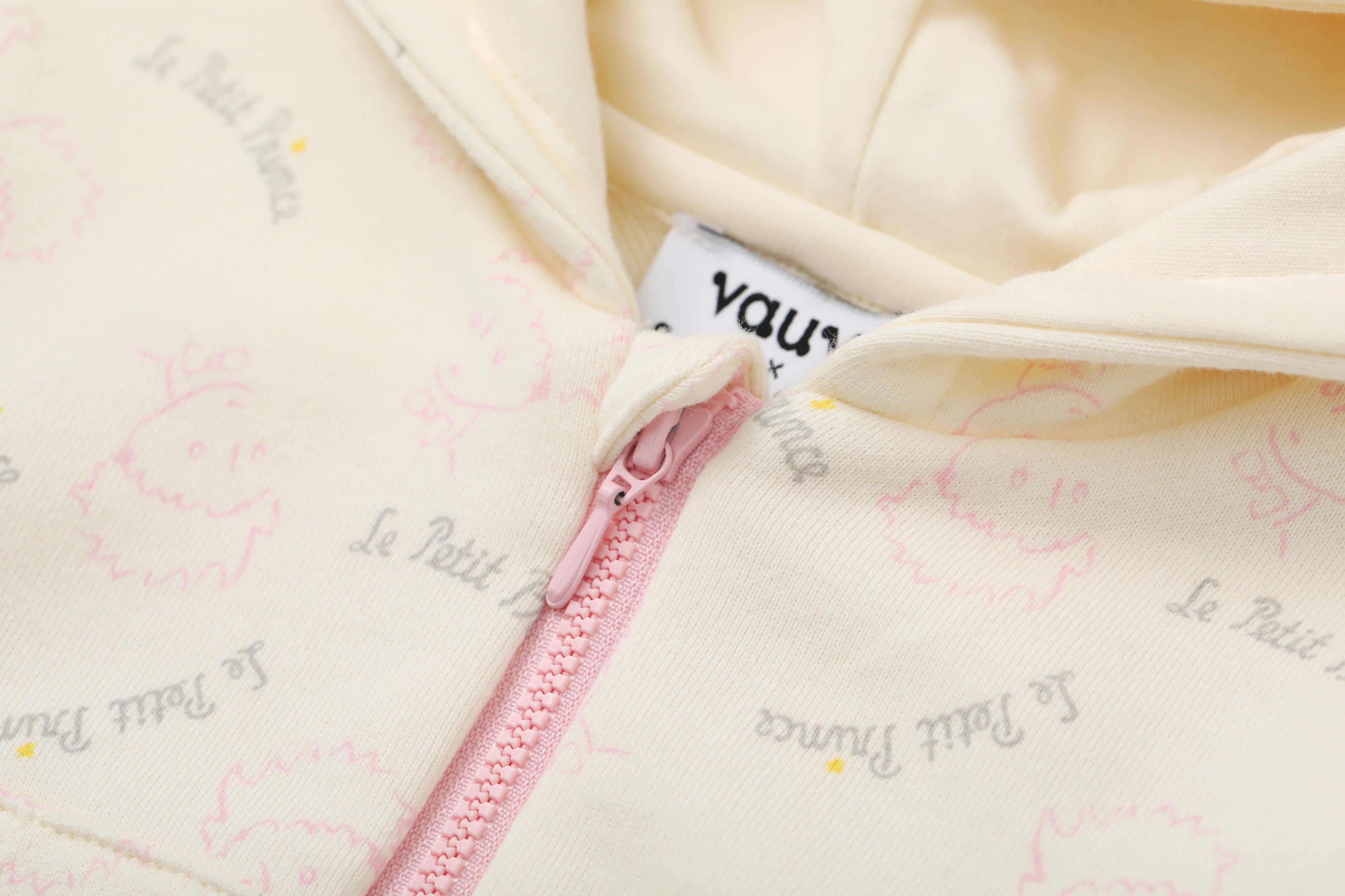 Vauva x Le Petit Prince Vauva x Le Petit Prince - Baby Hooded Long Sleeve Zip Jacket (Pink) Coat &amp; Jacket