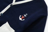 Vauva SS24 - Baby Boy Sailing Embroidered Long Sleeve Cardigan - Product 5