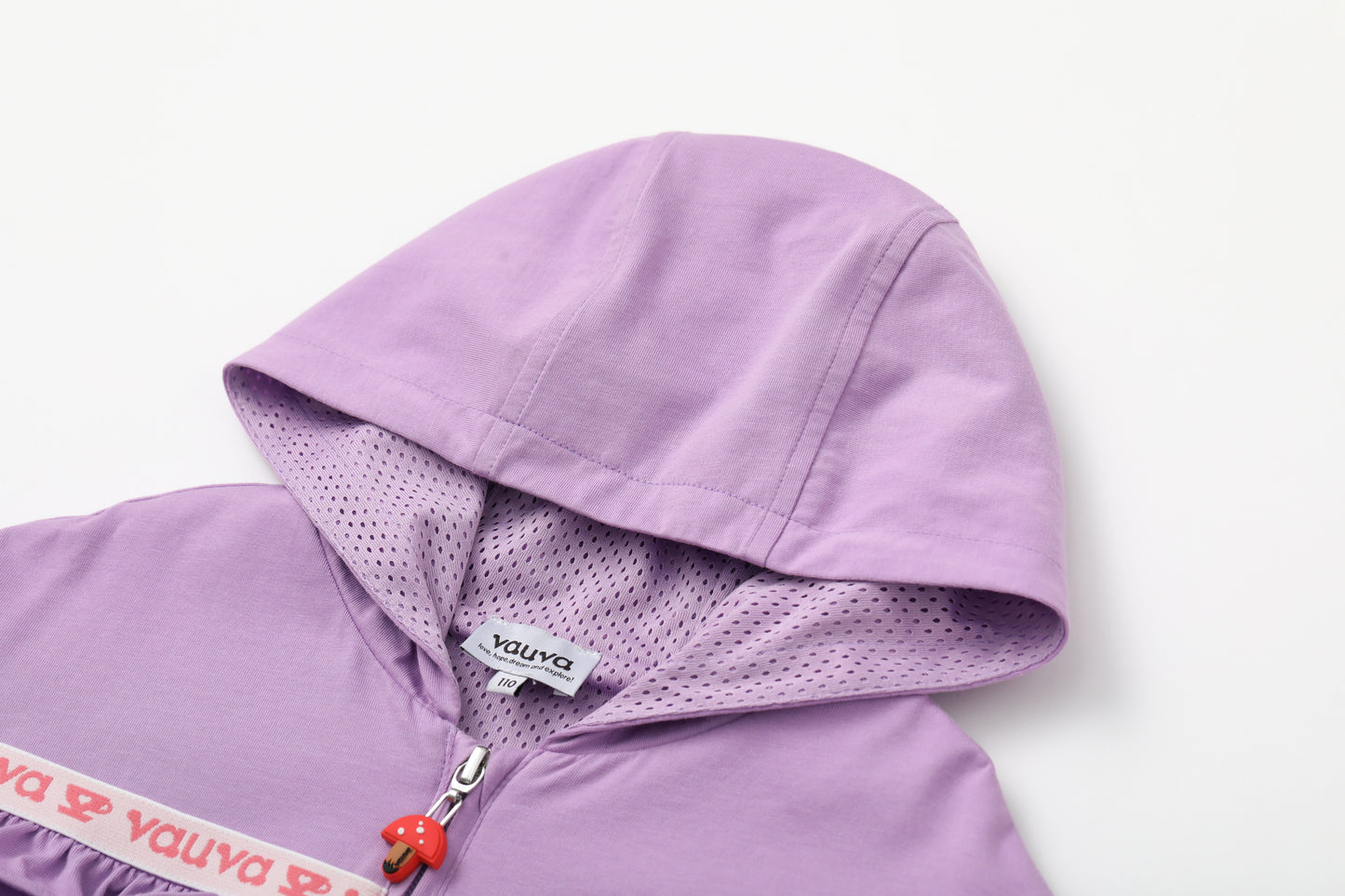 VAUVA Vauva SS24 - Toddler Girl Plain Print Jacket - Purple Coat & Jacket