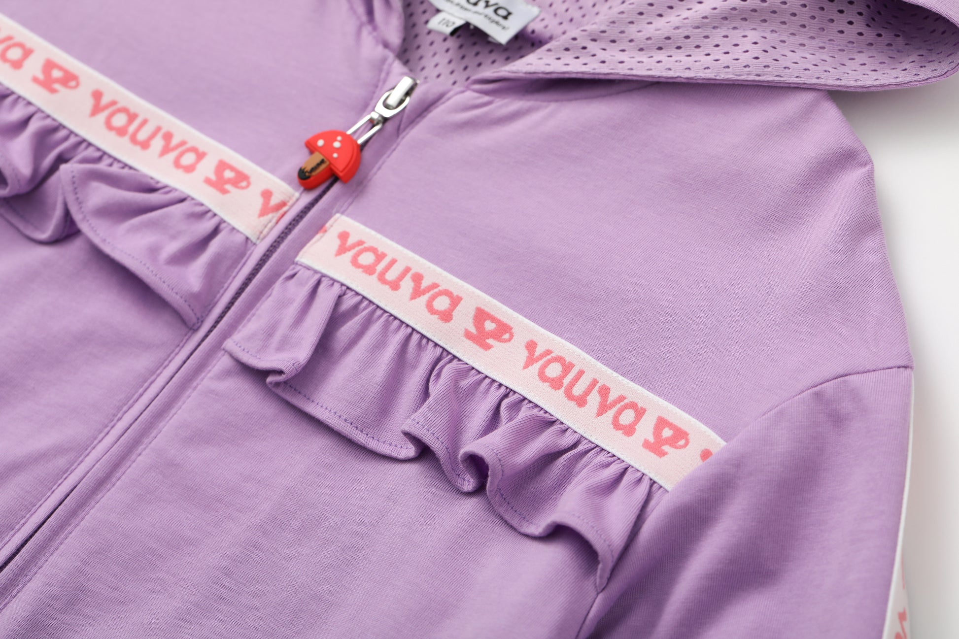 VAUVA Vauva SS24 - Toddler Girl Plain Print Jacket - Purple Coat & Jacket