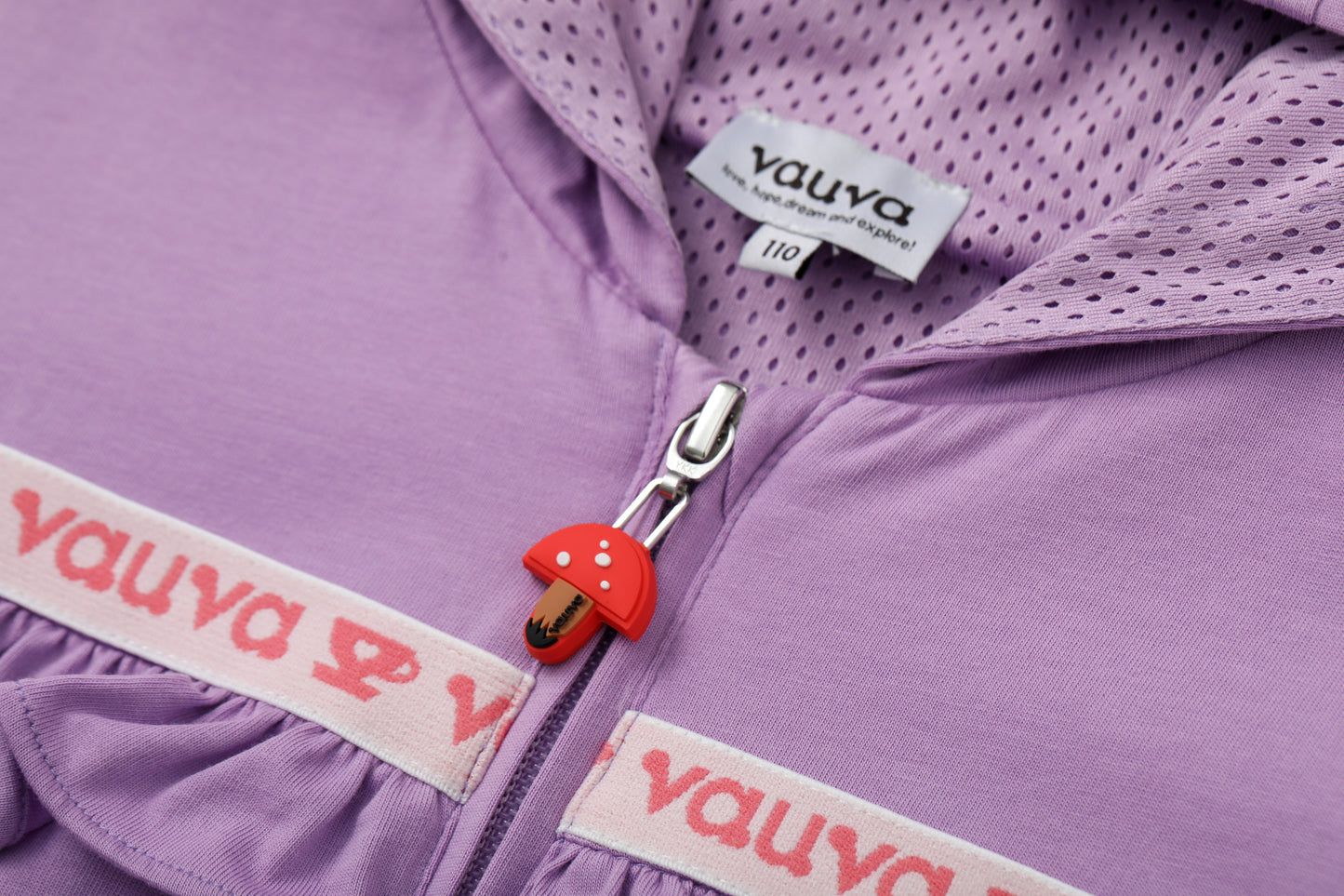 VAUVA Vauva SS24 - Toddler Girl Plain Print Jacket - Purple Coat & Jacket