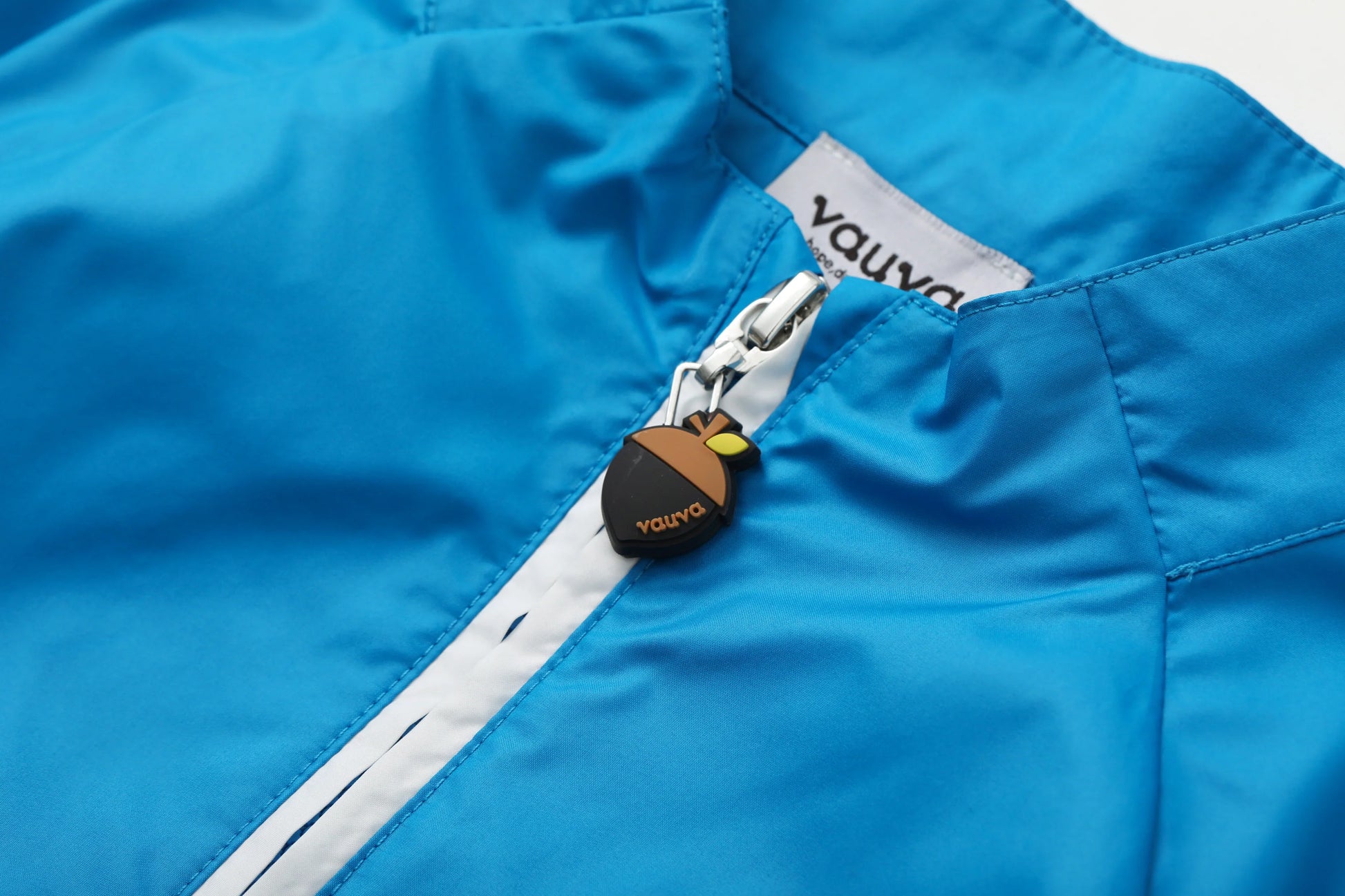 VAUVA Vauva SS24 - Toddler Vauva Logo Print UV Protection Jacket - Blue Coat & Jacket