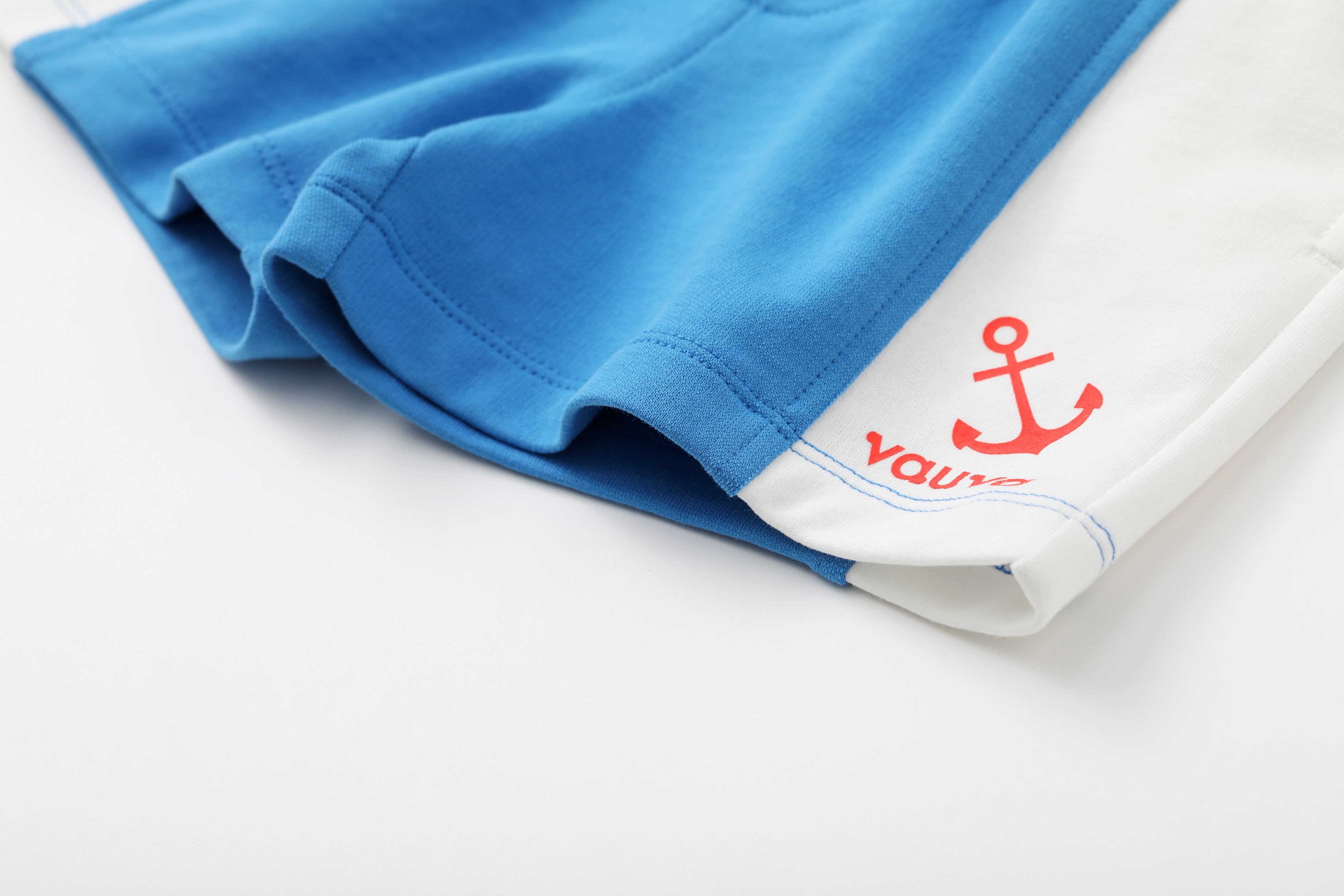 VAUVA Vauva SS24 - Boy Sailor Hook Embroidered Shorts Shorts