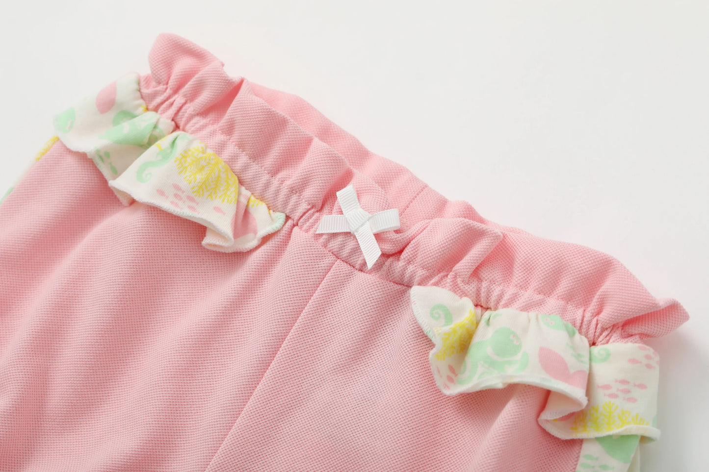 VAUVA Vauva SS24 - Organic Cotton Baby Girl's Short - Crystal Rose Shorts