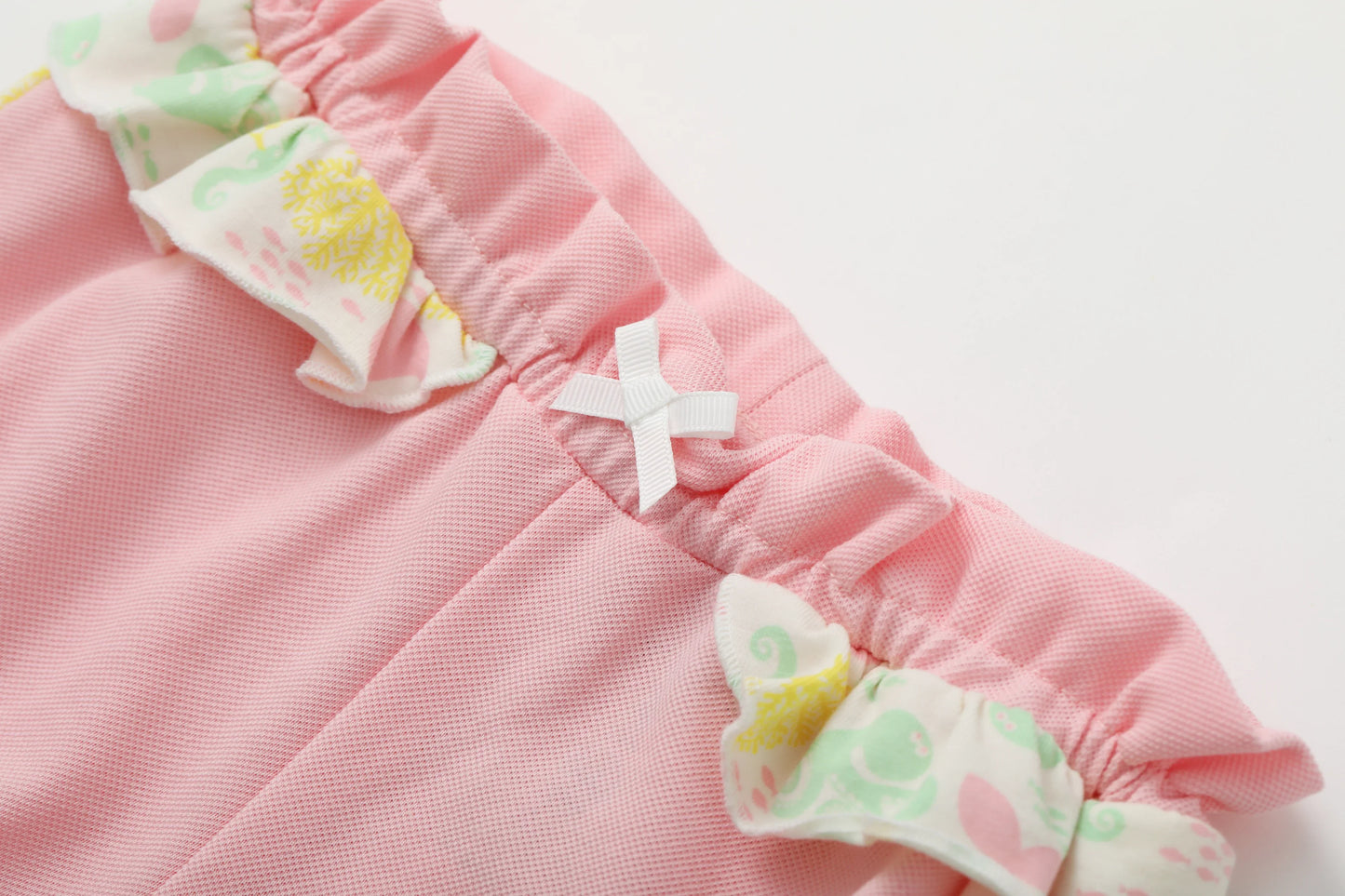 VAUVA Vauva SS24 - Organic Cotton Baby Girl's Short - Crystal Rose Shorts