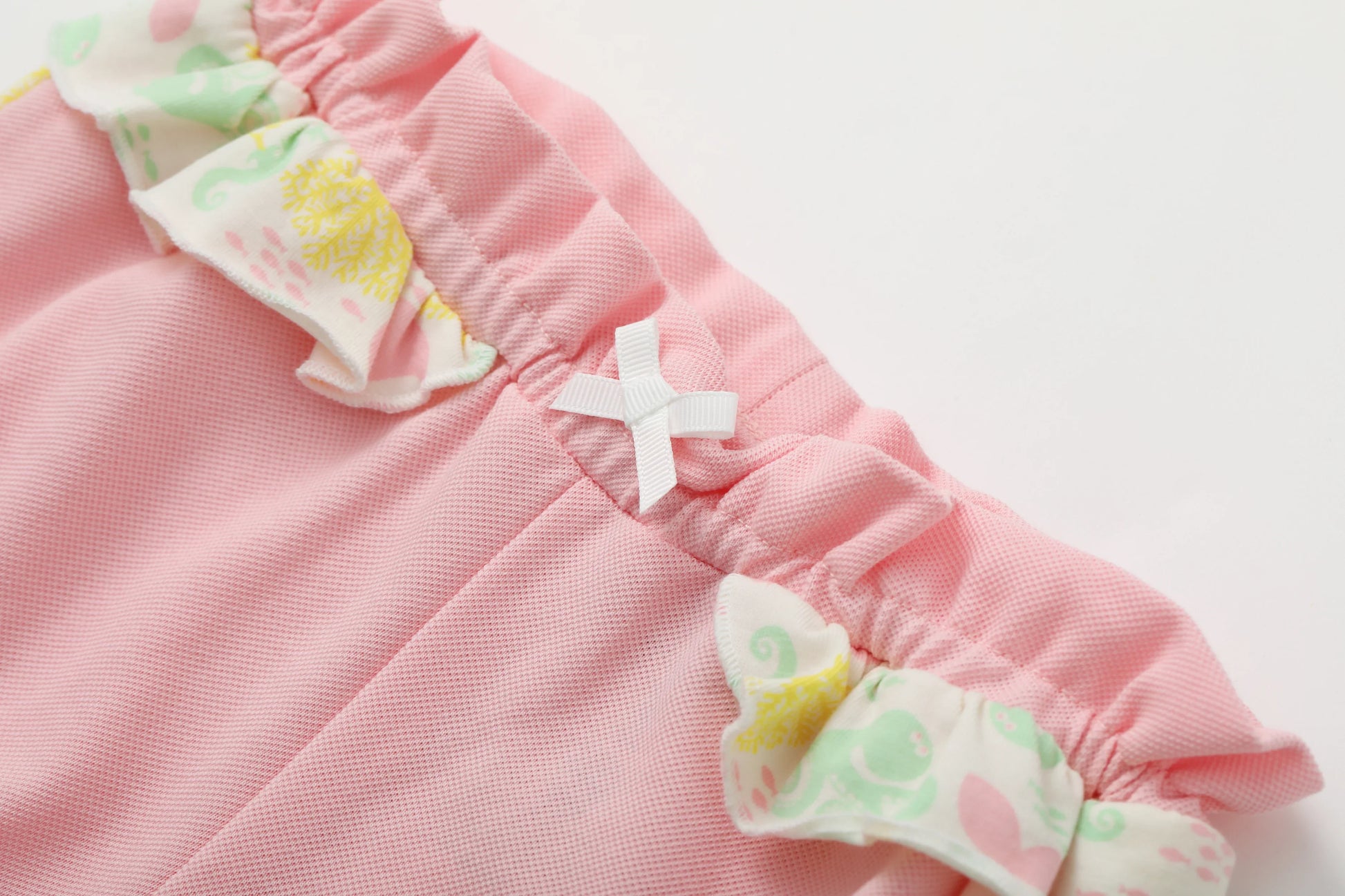 VAUVA Vauva SS24 - Organic Cotton Baby Girl's Short - Crystal Rose Shorts