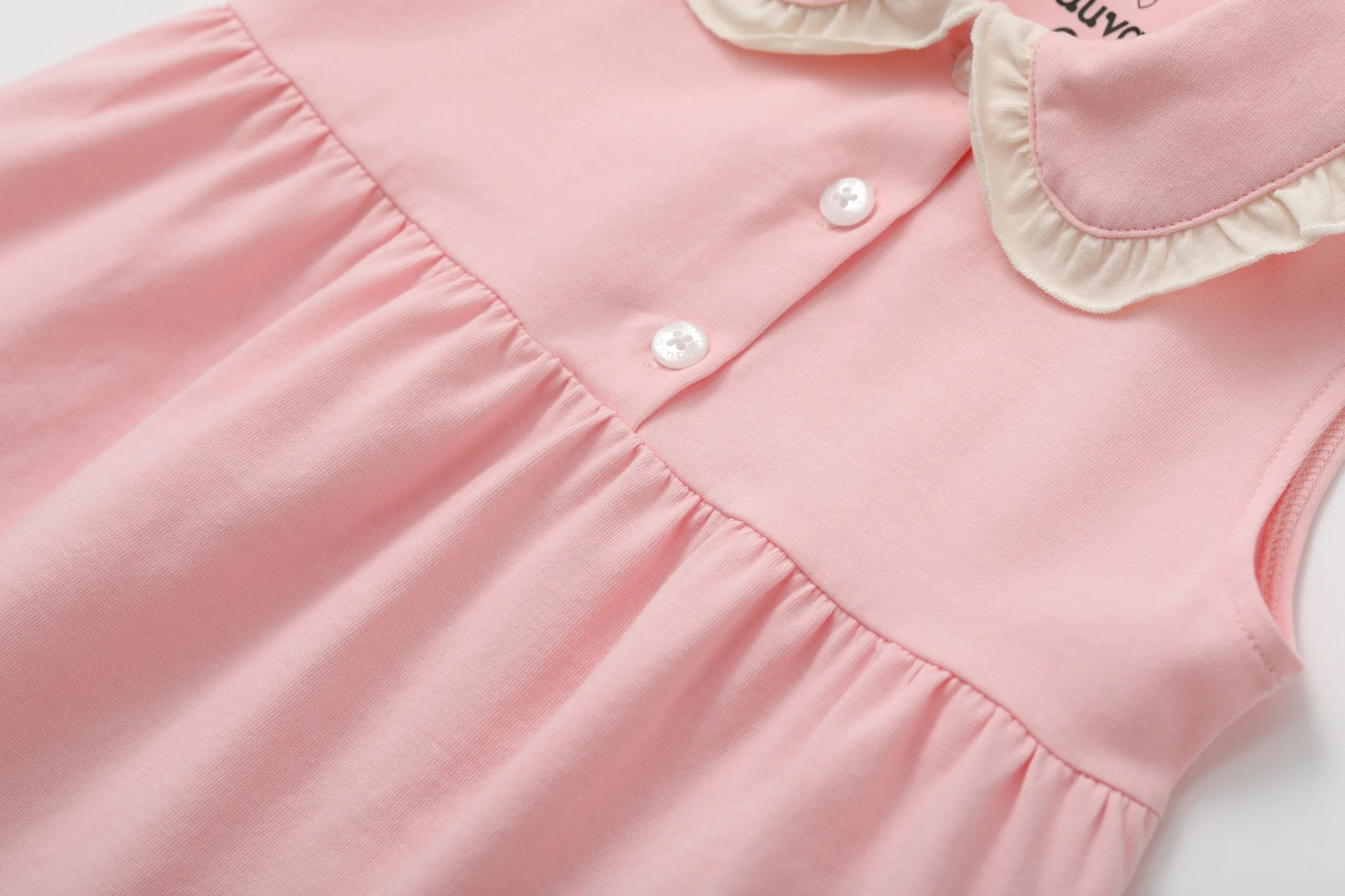 VAUVA Vauva SS24 - Baby Girl's Organic Cotton Plain Dress Dress