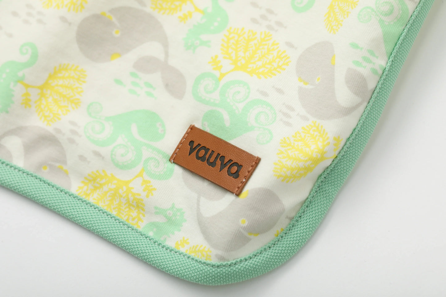 VAUVA Vauva SS24 - Baby Girl's Organic Cotton Long Sleeves Bib