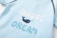 Vauva SS24 - Baby Boy Sweet Dream Short Sleeves Top (Blue) - Product 7