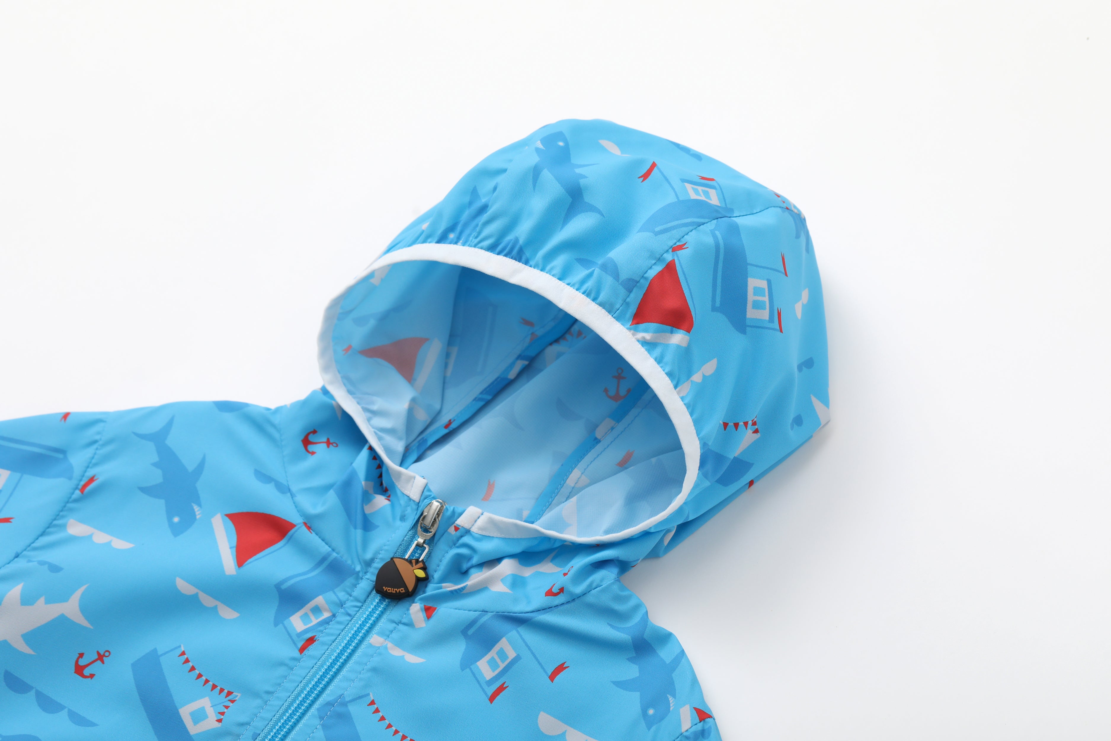 VAUVA Vauva SS24 - Boys Ocean All Over Printed Windbreaker UV Protection Windbreaker