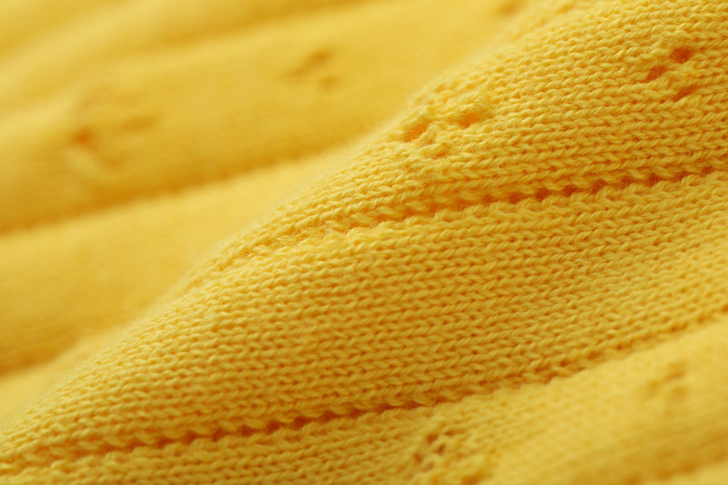 Vauva SS24 - Girls Knitted Polo Sweater (Orange)