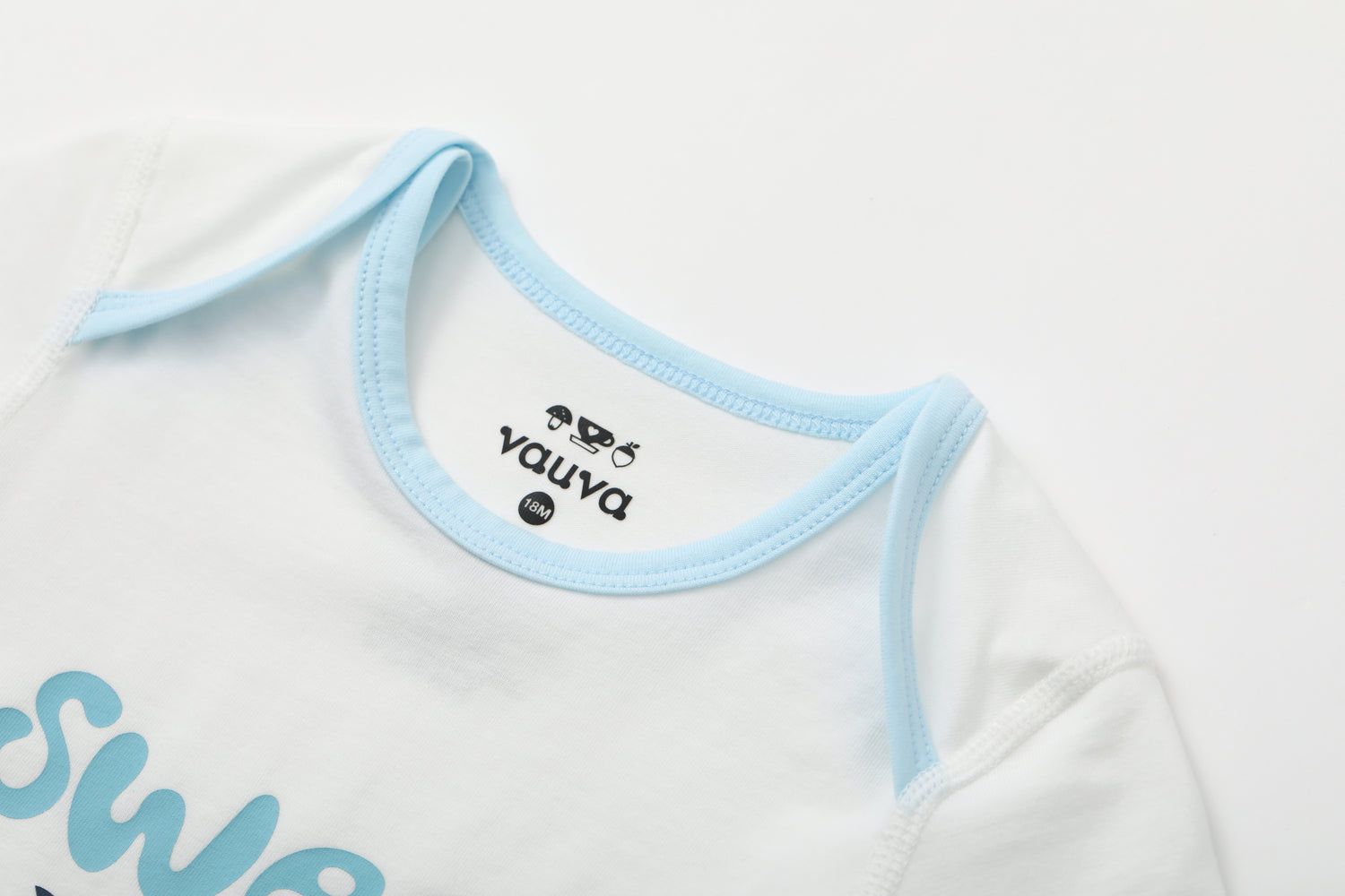 VAUVA Vauva SS24 - Baby Boy Sweet Dream Short Sleeves Bodysuit Bodysuit