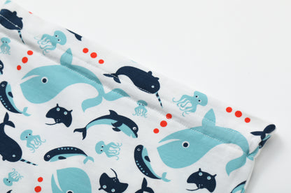 VAUVA Vauva - Boys Whale Printed Gift Bag Gift Bag