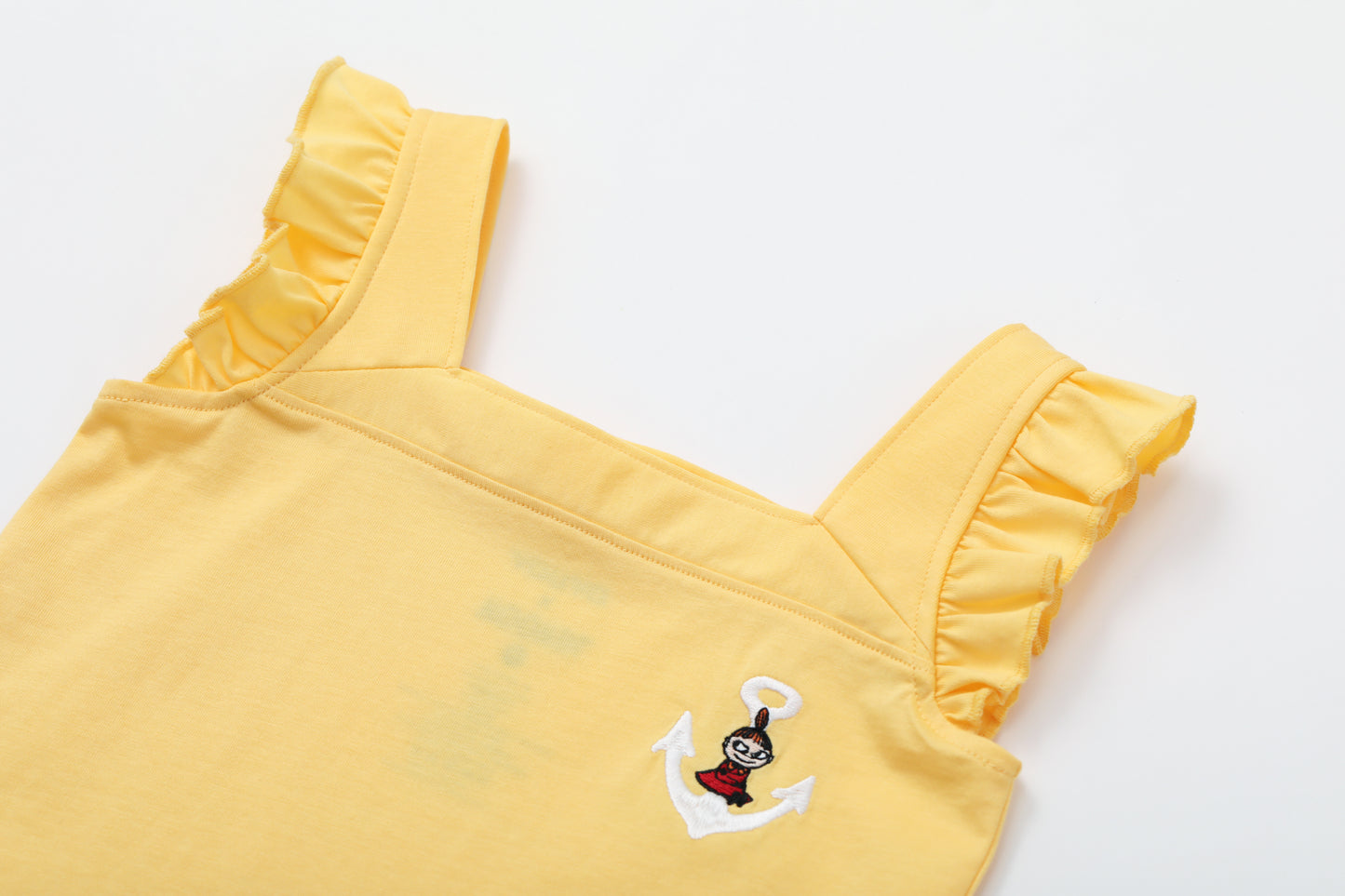 Vauva x Moomin Vauva x Moomin - Baby Girl Little MY Embroidered Top & Bottom Set - Yellow Top & Bottom Set