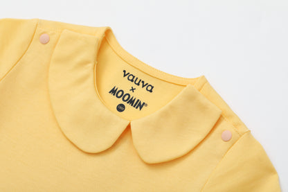 Vauva x Moomin Vauva x Moomin - Baby Girl Little MY Embroidered Short Sleeve Dress (Yellow) Dress