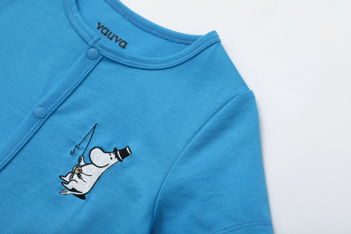 Vauva x Moomin Vauva x Moomin - Baby Moomin Short Sleeve Romper (Blue) Romper