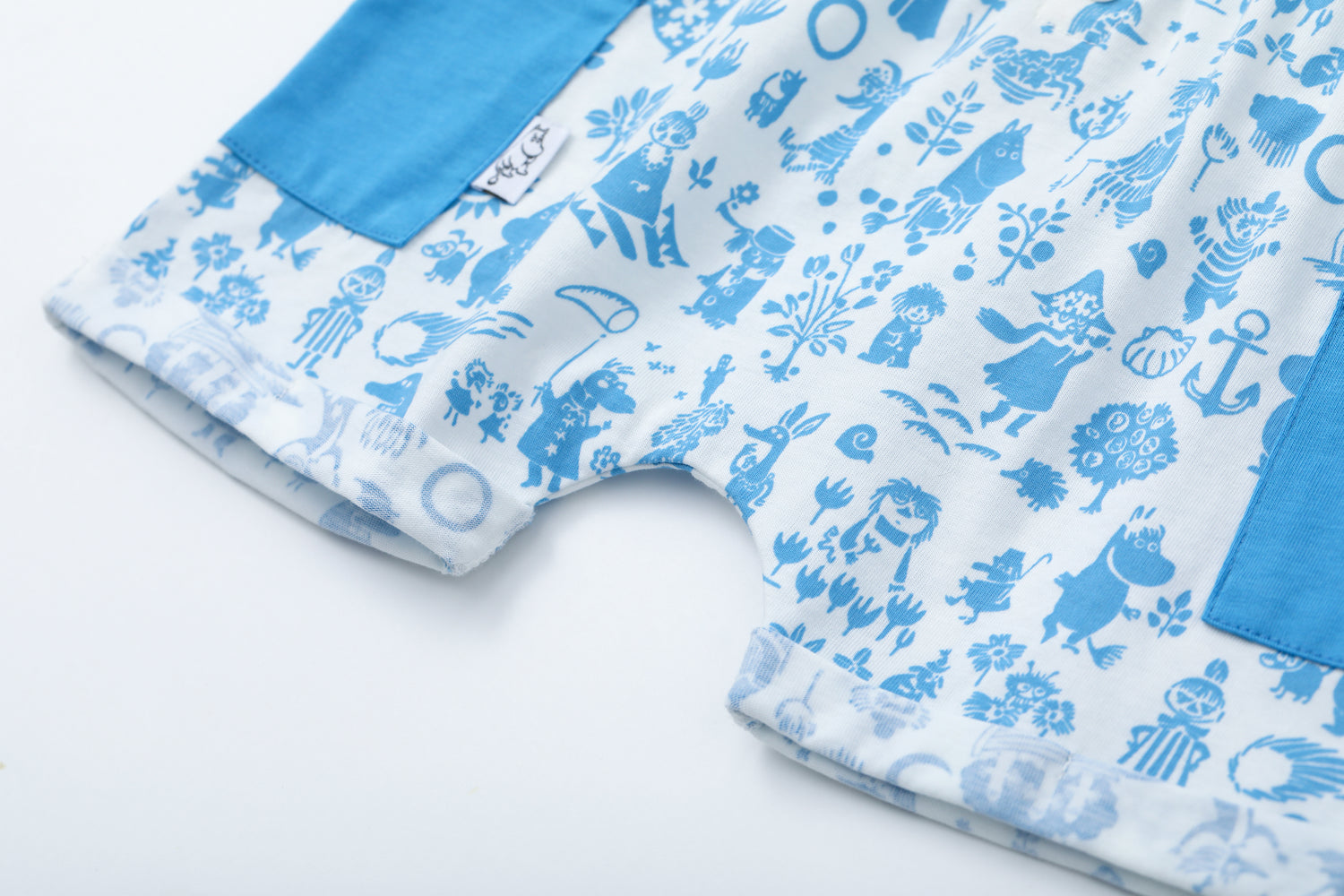 Vauva x Moomin Vauva x Moomin - Baby Boy MoominPapa Embroidered Top &amp; Shorts Set Top &amp; Bottom Set