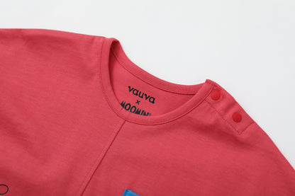 Vauva x Moomin Vauva x Moomin - Baby Boys Moomin Short Sleeve Set (Red&amp;Blue) Top &amp; Bottom Set