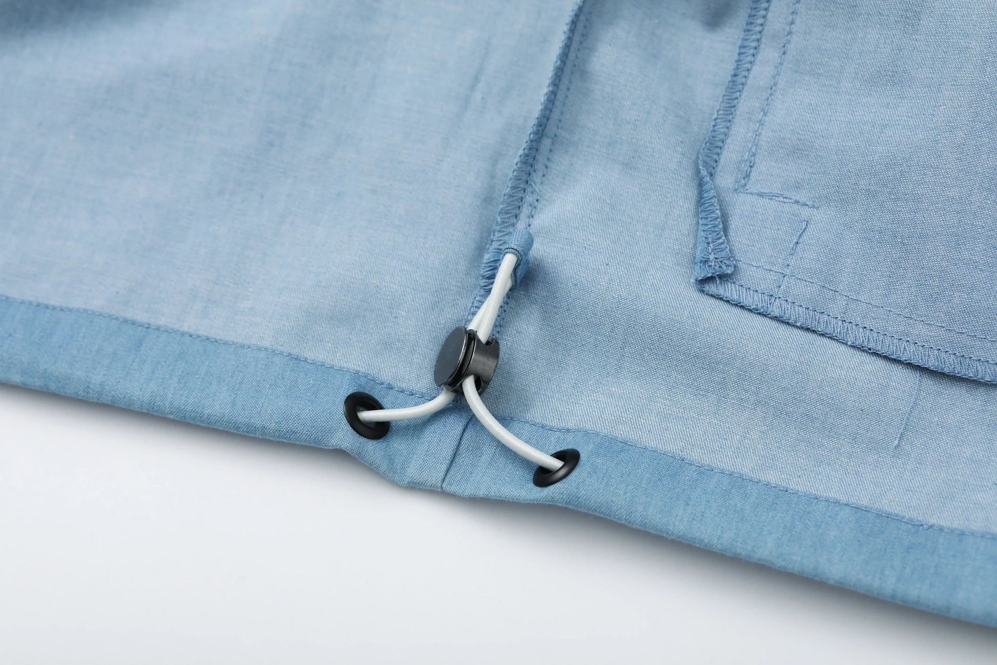 VAUVA Vauva SS24 - Toddler Shark Plain Print Jacket - Blue Jacket
