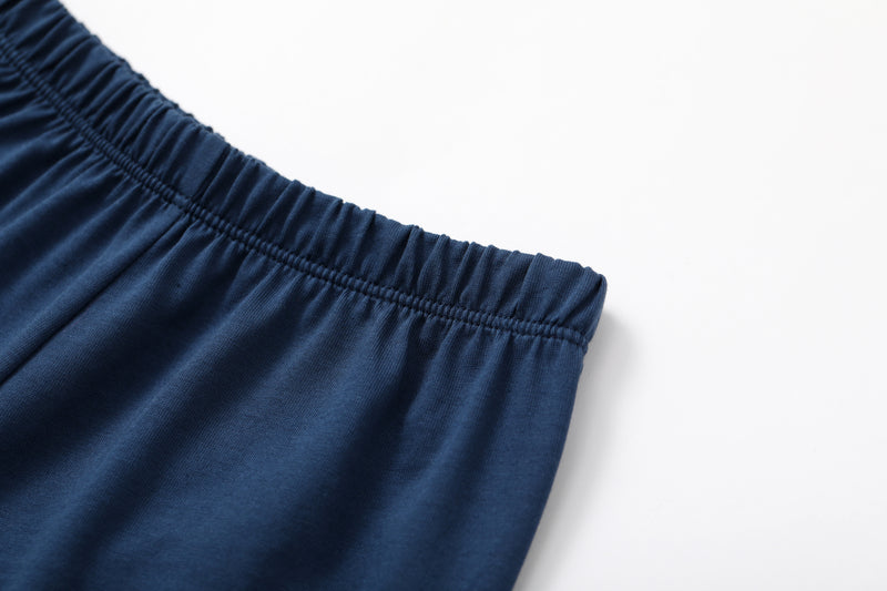 Vauva SS24 - Baby Crab Print T-Shirt & Shorts Set (Blue/White)