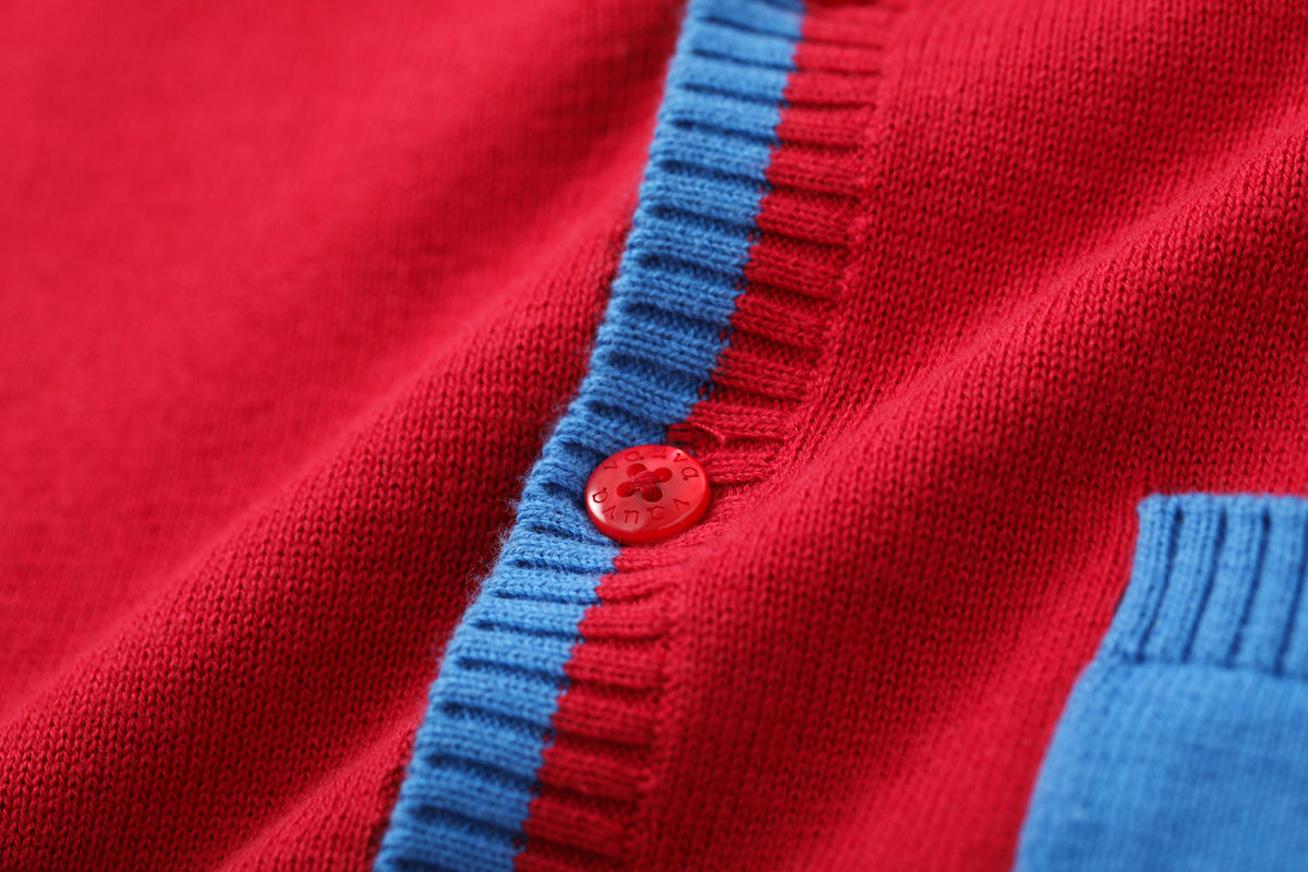 Vauva x Moomin - Baby Moomin Long Sleeve Cardigan (Red)  - Product Image 10