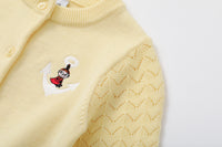 Vauva x Moomin - Baby Little My Long Sleeve Cardigan (Yellow)  - Product Image 5