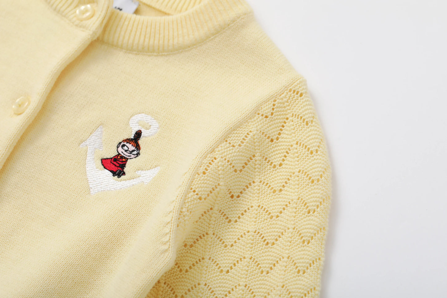 Vauva x Moomin Vauva x Moomin - Baby Little MY Embroidered Long Sleeve Cardigan (Yellow) CARDIGAN