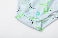Vauva BBNS - Organic Cotton Crocodile Print Long-Sleeved Bodysuits (2-pack) - My Little Korner