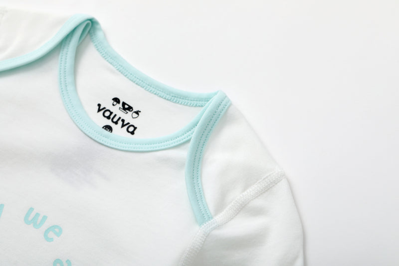 Vauva BBNS - Organic Cotton Print Pattern Bodysuits (2-pack) - My Little Korner