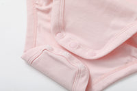 Vauva BBNS - Organic Pink Floral Cotton Bodysuits (2-pack) - My Little Korner