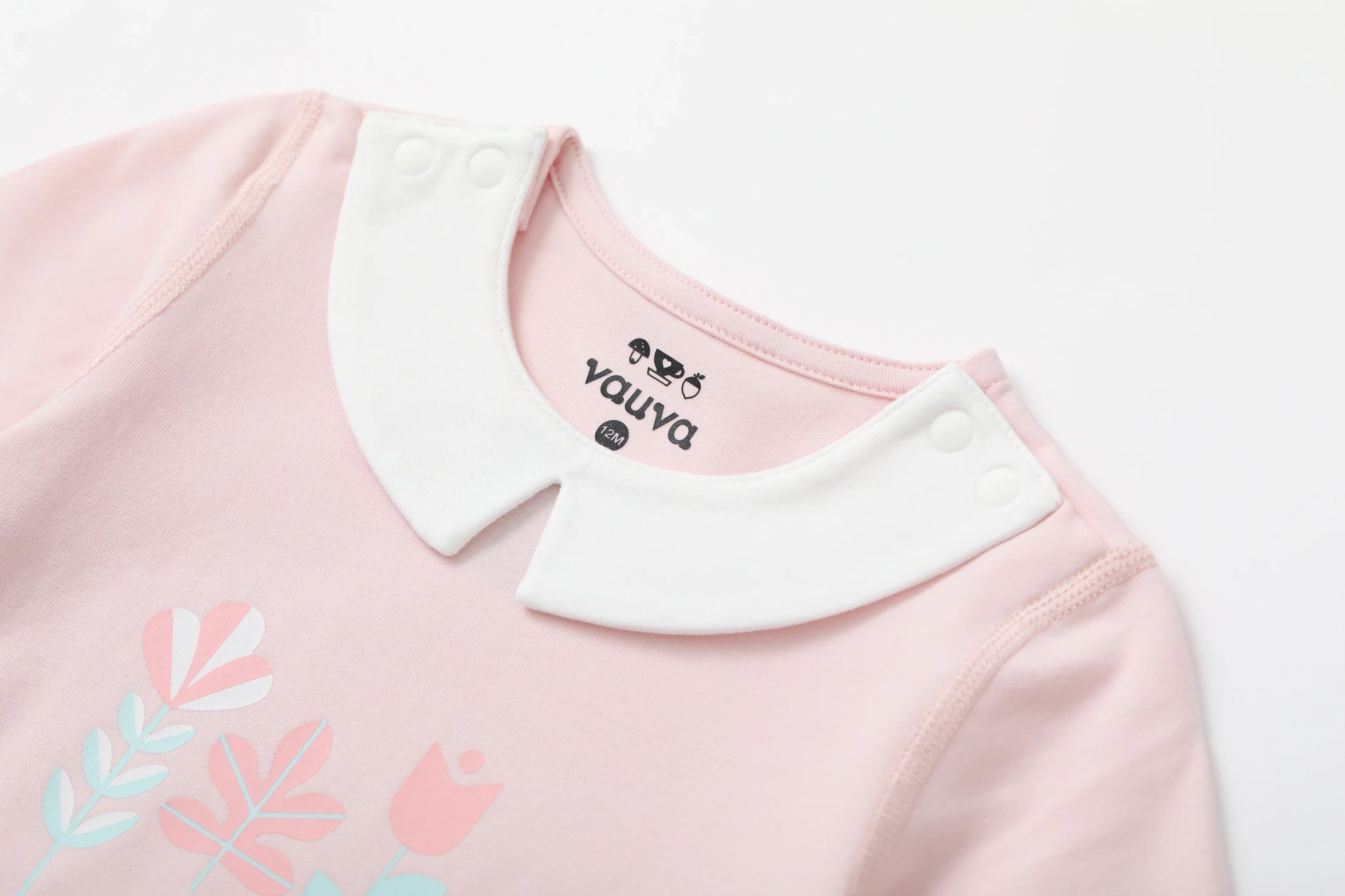 VAUVA Vauva BBNS - Organic Cotton Pink Long-sleeved Bodysuits (2-pack) Bodysuit