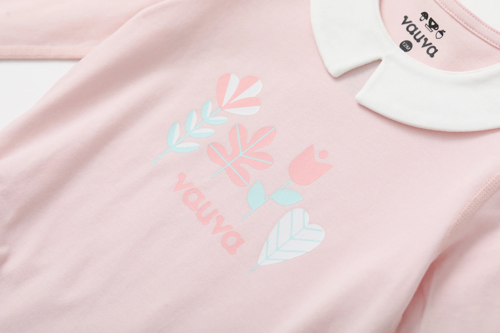 VAUVA Vauva BBNS - Organic Cotton Pink Long-sleeved Bodysuits (2-pack) Bodysuit