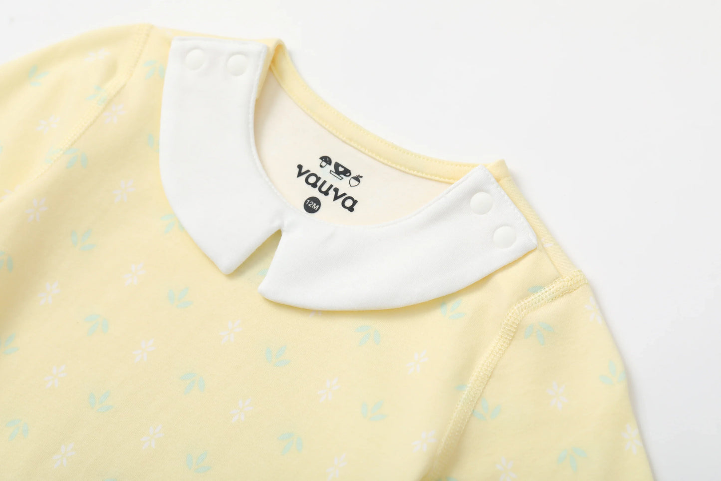 VAUVA Vauva BBNS - Organic Cotton Square Collar Bodysuits (2-pack) Bodysuit
