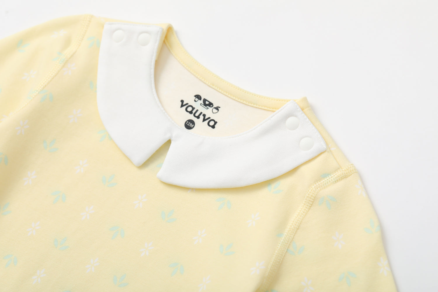 VAUVA Vauva BBNS - Organic Cotton Square Collar Bodysuits (2-pack) Bodysuit