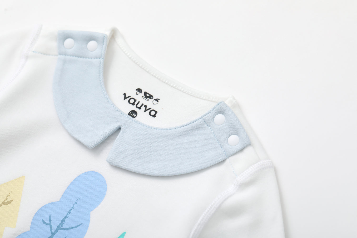 VAUVA Vauva BBNS - Baby Moisture-wicking Crew Neck Bodysuits (2-pack) Bodysuit