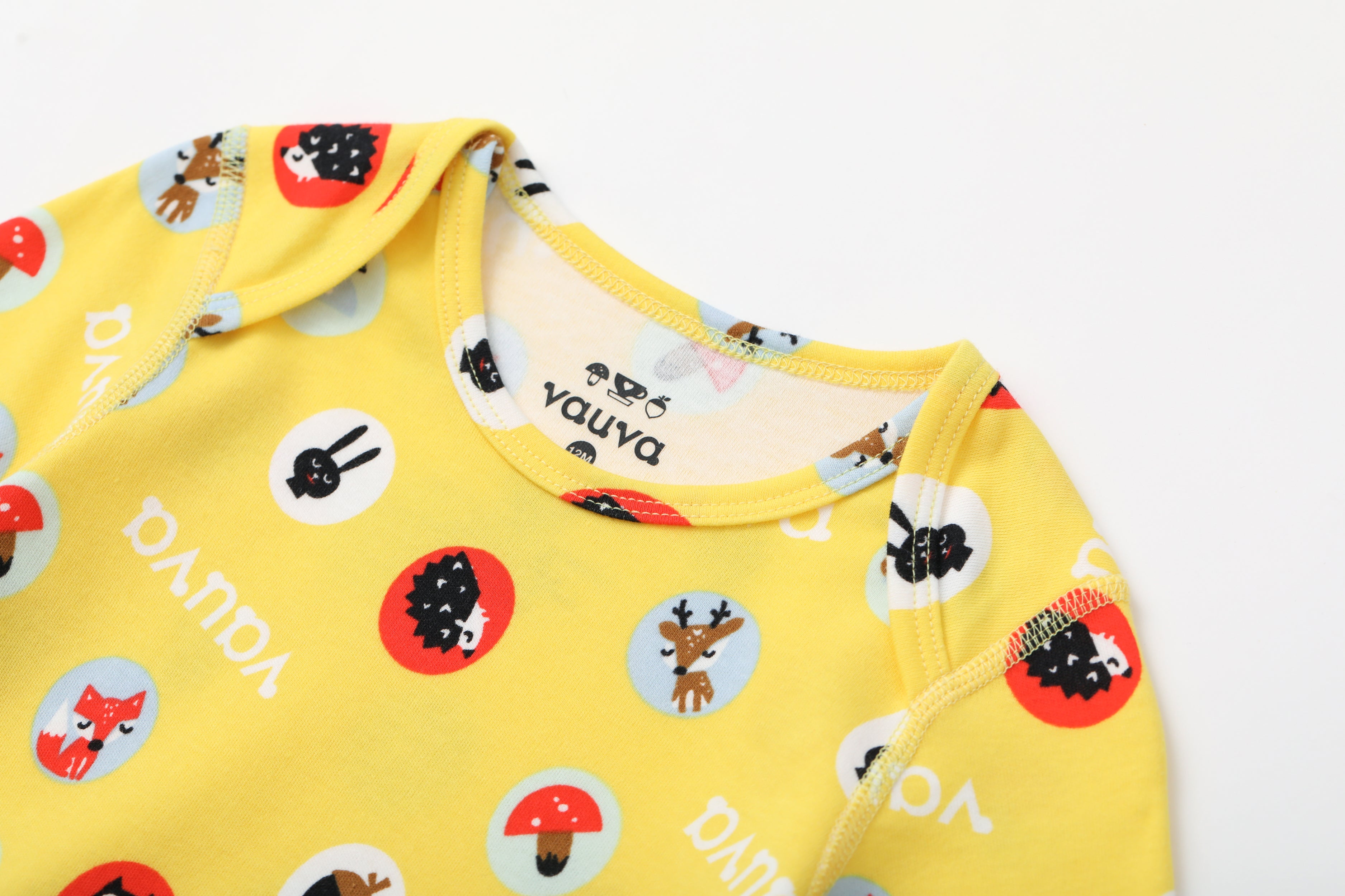 VAUVA Vauva BBNS - Baby Organic Cotton Fox Print Bodysuits (2-Pack) Bodysuit