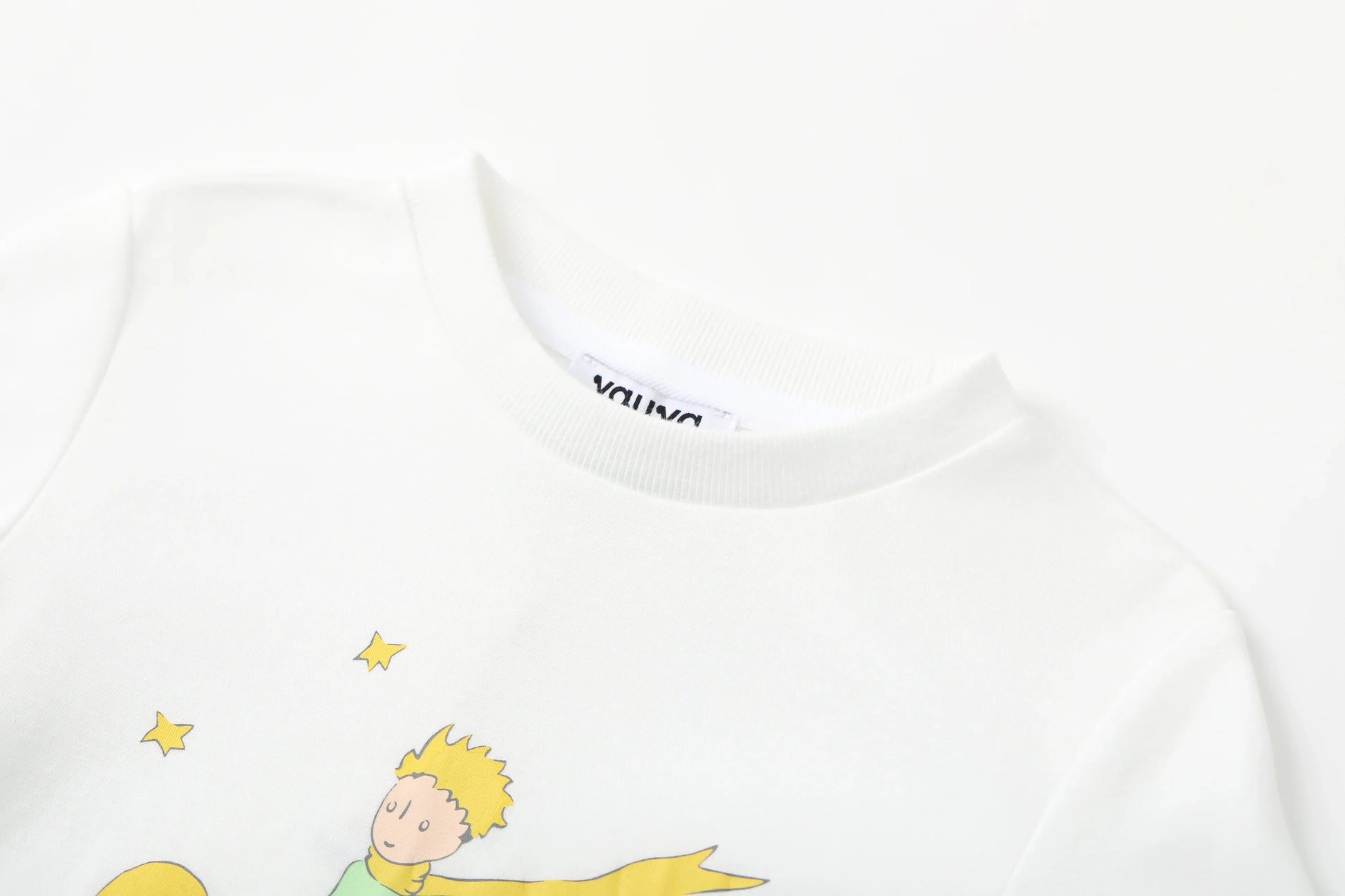 Vauva x Le Petit Prince Vauva x Le Petit Prince - Toddler Boy Trims Yarn Dyed Strip Print T-shirt - White Tops