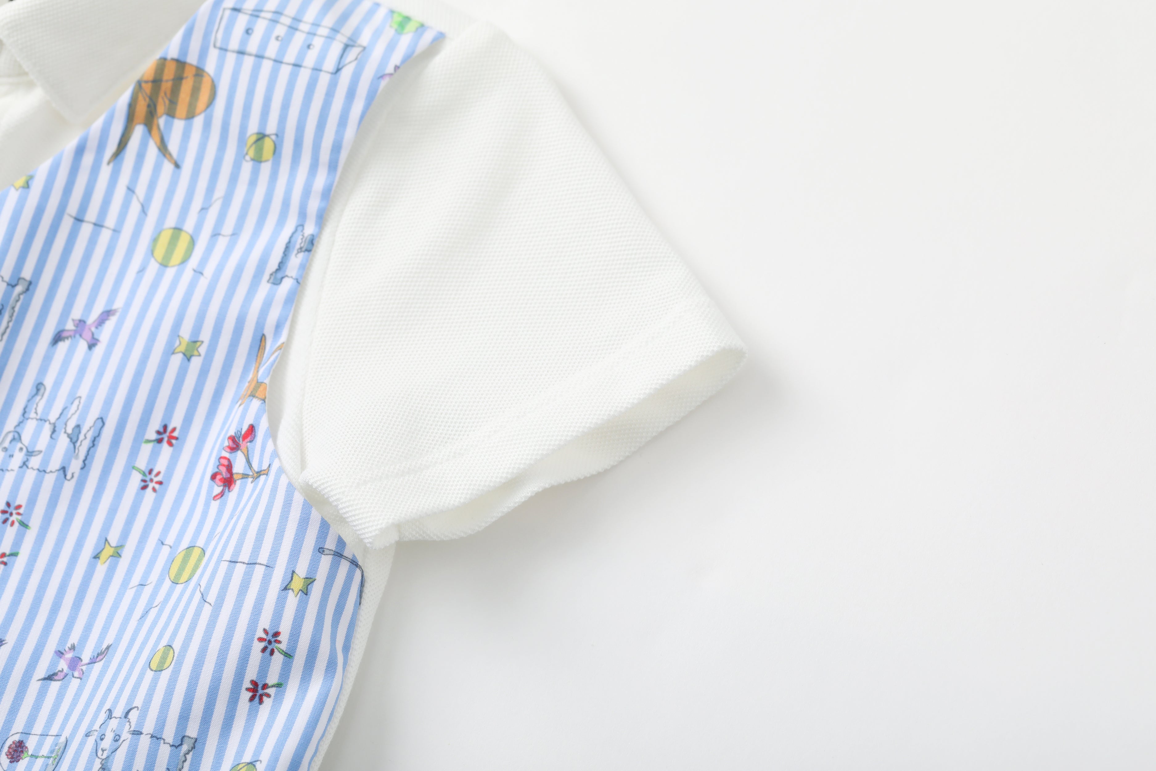 Vauva x Le Petit Prince Vauva x Le Petit Prince - Baby Boy Yarn Dyed Stripe 2 in 1 Polo Shirt Polo Shirt