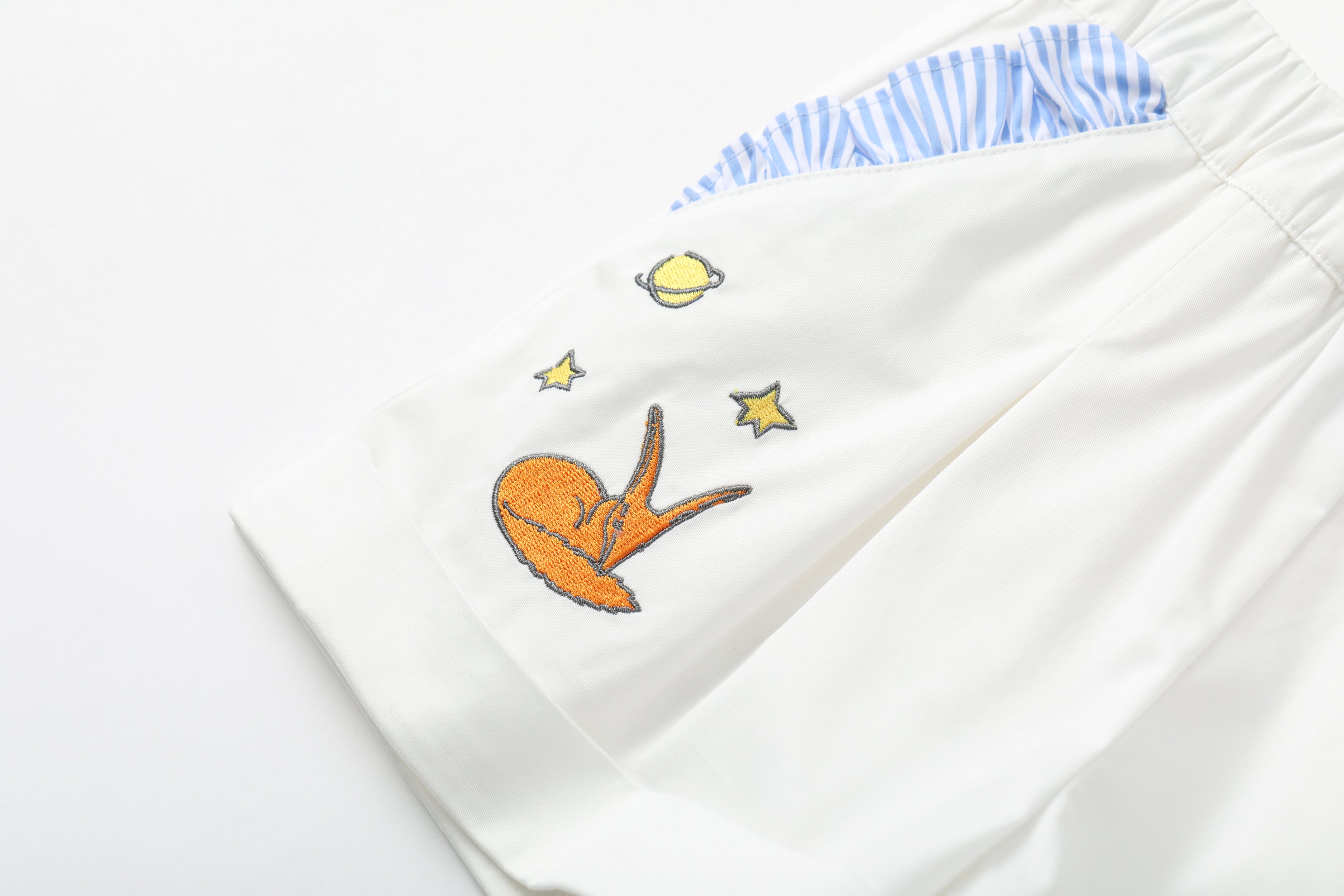 Vauva x Le Petit Prince Vauva x Le Petit Prince - Toddler Girl Strength Cotton Twill Embroidered Shorts Shorts