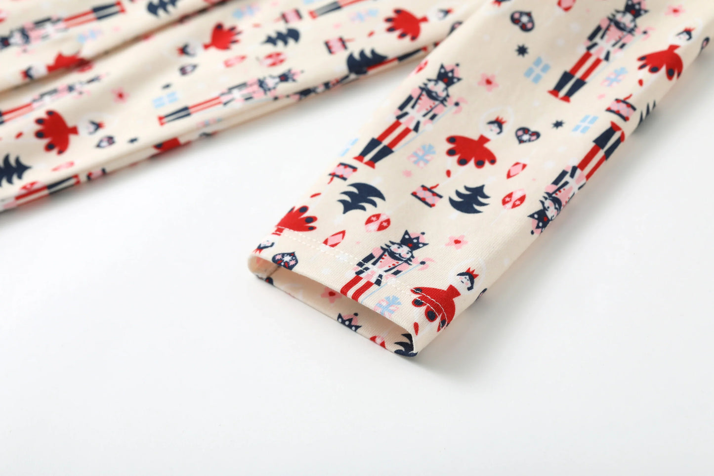 Nutcracker-Print Romper
