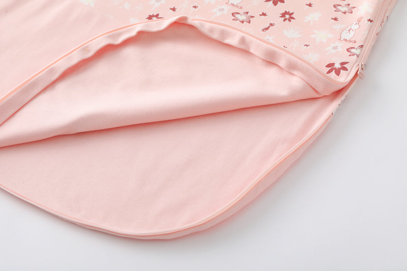 Vauva x Moomin FW23 - Baby Girls Moomin All Over Print Cotton Sleeping Bag (Pink) product image 7