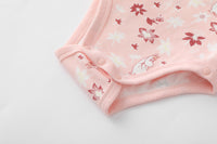 Vauva x Moomin FW23 - Baby Girls Moomin All Over Print Cotton Long Sleeve Bodysuit (Pink) product image 2