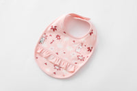 Vauva x Moomin FW23 - Baby Girls Moomin All Over Print Ruffle Cotton Bib (Pink) product image 2
