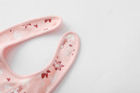 Vauva x Moomin FW23 - Baby Girls Moomin All Over Print Ruffle Cotton Bib (Pink) product image 3