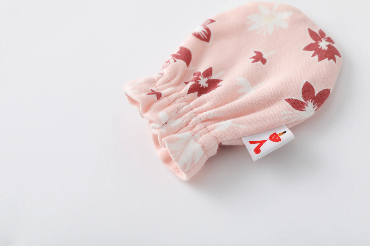 Vauva x Moomin Vauva x Moomin FW23 - Baby Girls Moomin All Over Print Cotton Mittens (Pink) Mitten
